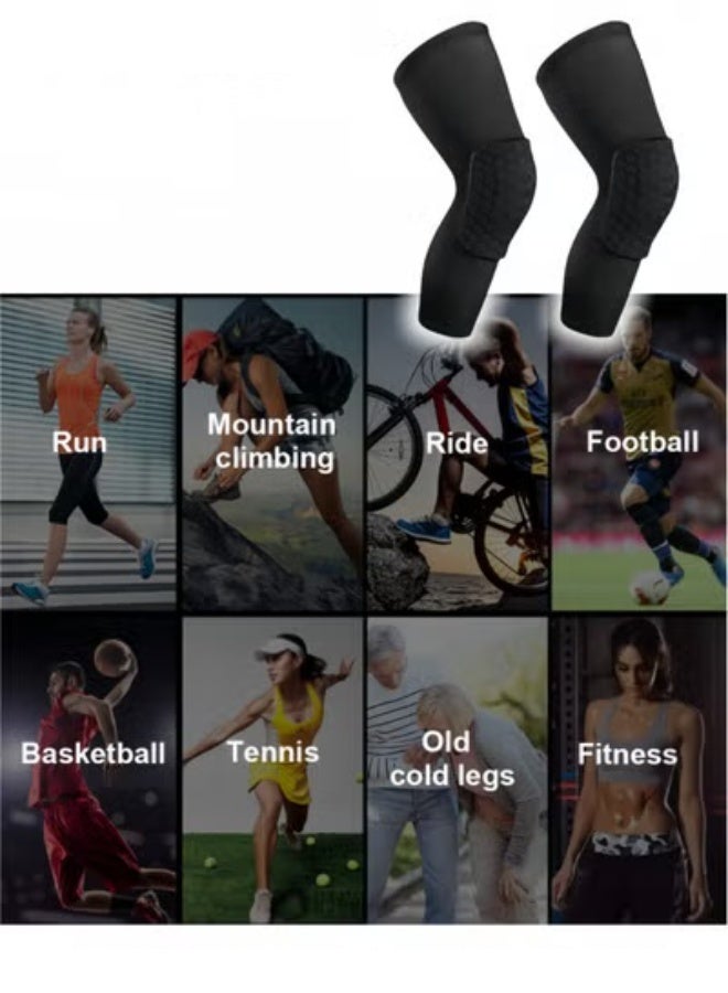 هالامودو زوج واحد من دعامات الركبة الضاغطة لدعم الركبة أثناء الجري، أكمام ضاغطة للنساء والرجال لممارسة الرياضة، دعامات الركبة لتمزق الغضروف المفصلي، الرباط الصليبي الأمامي وآلام التهاب المفاصل - Image 5