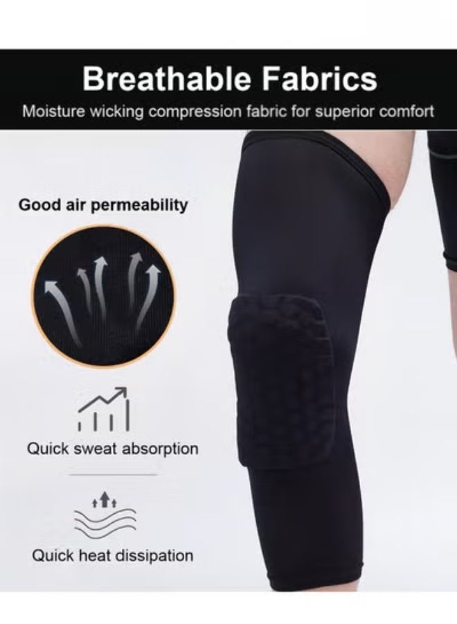 هالامودو زوج واحد من دعامات الركبة الضاغطة لدعم الركبة أثناء الجري، أكمام ضاغطة للنساء والرجال لممارسة الرياضة، دعامات الركبة لتمزق الغضروف المفصلي، الرباط الصليبي الأمامي وآلام التهاب المفاصل - Image 3