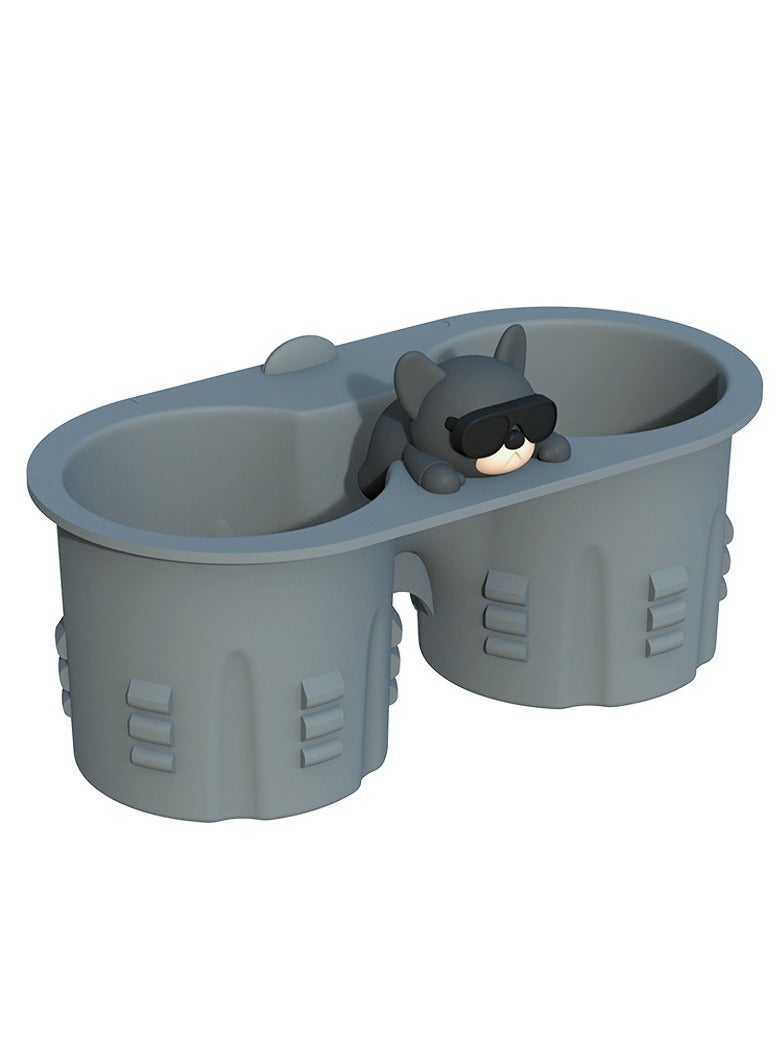 Excefore Console Cup for Tesla Model Y Model 3 Center, Holder Insert Upgraded Silicone Material, Center Console Interior Accessories 2023 2022 2021 - Image 1