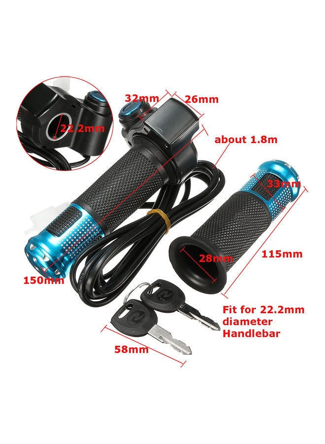 NIBEMINENT E-Bike Throttle Grip With Keys 13x4x8cm - Image 4