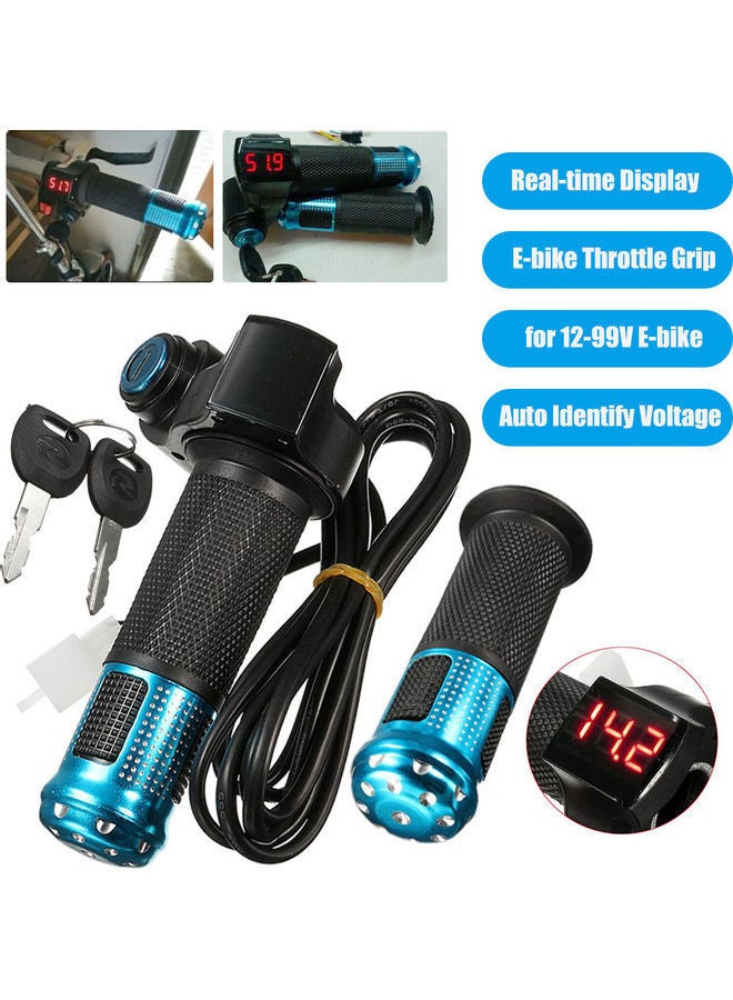 NIBEMINENT E-Bike Throttle Grip With Keys 13x4x8cm - Image 1