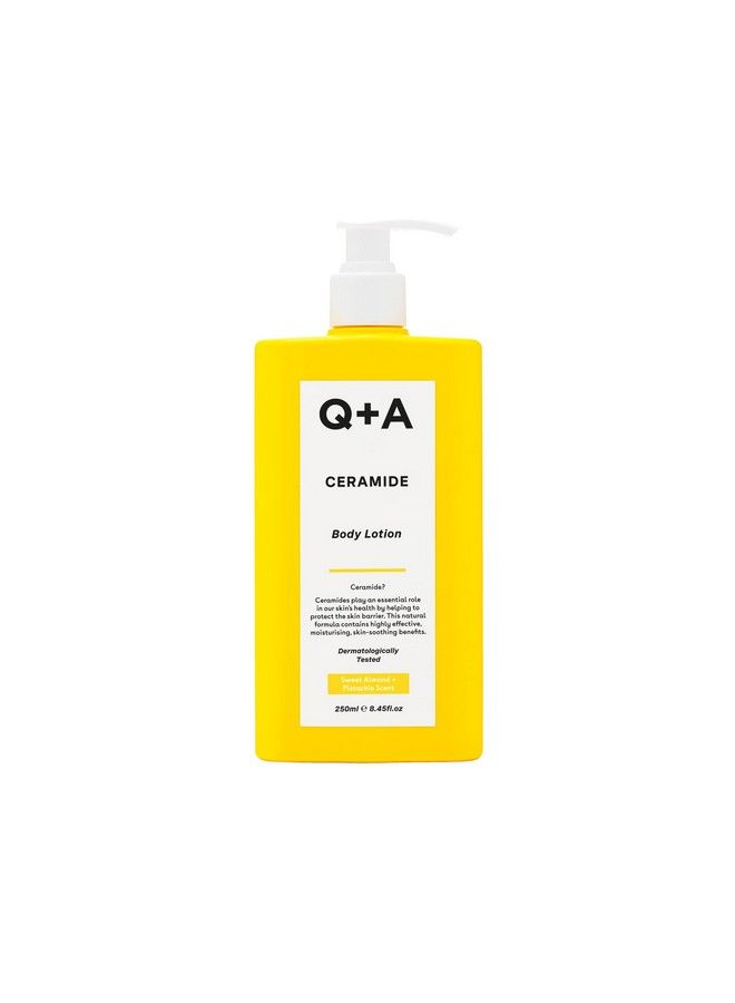 Q+A Ceramide Body Lotion Packed With Squalane Pineapple Ceramides And A Barrierprotecting Sugar Complex Provides The Deep Moisturisation You’D Expect From A Body Butter 250Ml - Image 1