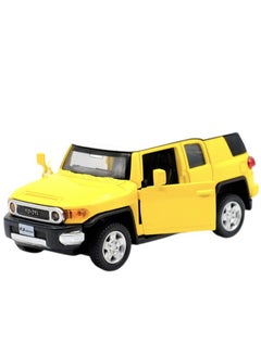 صندوق العاب سيارة تويوتا إف جي كروزر ذات عجلات معدنية للطرق الوعرة موديل Diecast  - Image 3