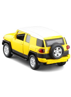 صندوق العاب سيارة تويوتا إف جي كروزر ذات عجلات معدنية للطرق الوعرة موديل Diecast  - Image 4