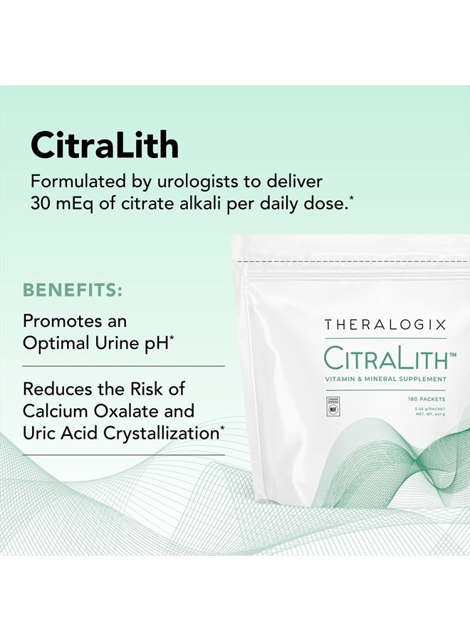 Theralogix مكمل فيتامينات ومعادن سيترا ليث - إمداد لمدة 90 يومًا - دعم صحة الكلى لوظيفة كلى صحية - يشمل المغنيسيوم والصوديوم والبوتاسيوم وفيتامين ب6 - معتمد من NSF - 180 عبوة - Image 3