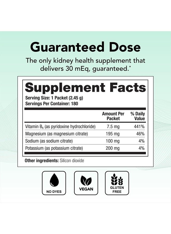 Theralogix مكمل فيتامينات ومعادن سيترا ليث - إمداد لمدة 90 يومًا - دعم صحة الكلى لوظيفة كلى صحية - يشمل المغنيسيوم والصوديوم والبوتاسيوم وفيتامين ب6 - معتمد من NSF - 180 عبوة - Image 2