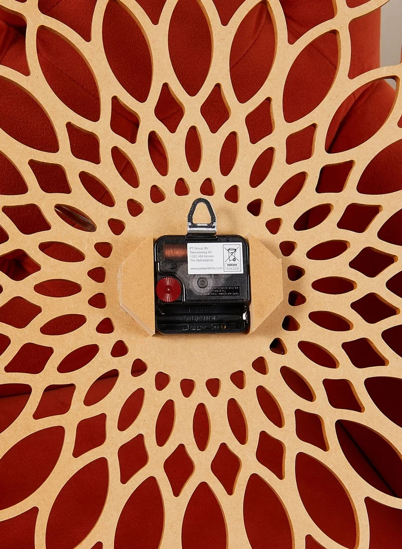 Karlsson Sunflower Wooden Wall Clock