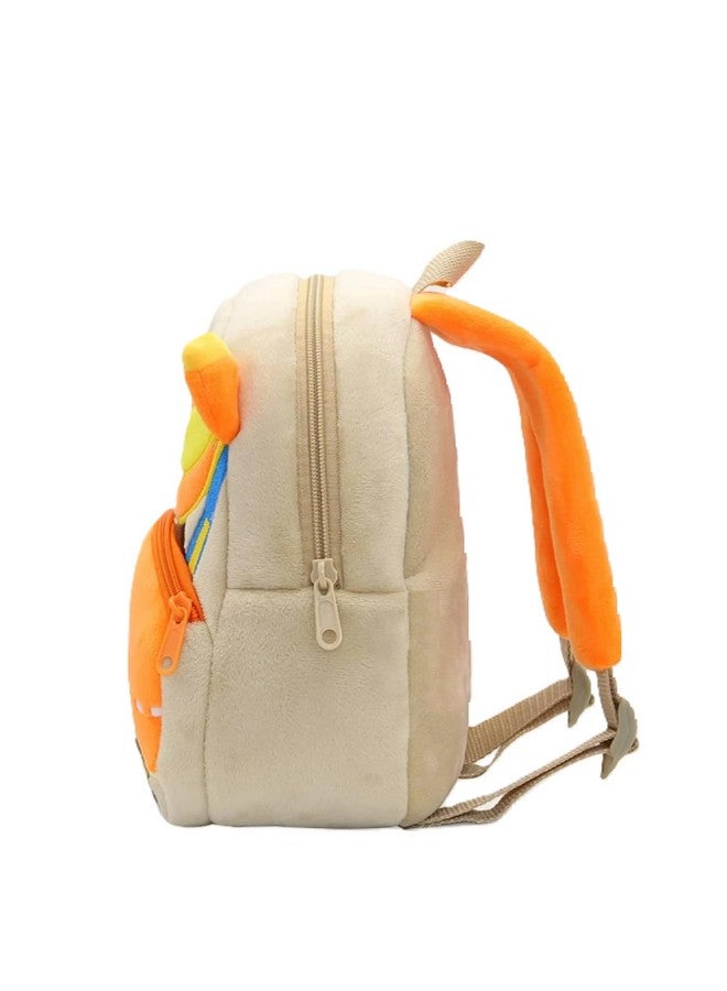 Blue Tree School Bag For Cute Kids For (1-6 Years), Preschool Soft Plush Car Bag For Toddlers, Mini Travel Full Embroidery Backpack For Boys And Girls - Image 4