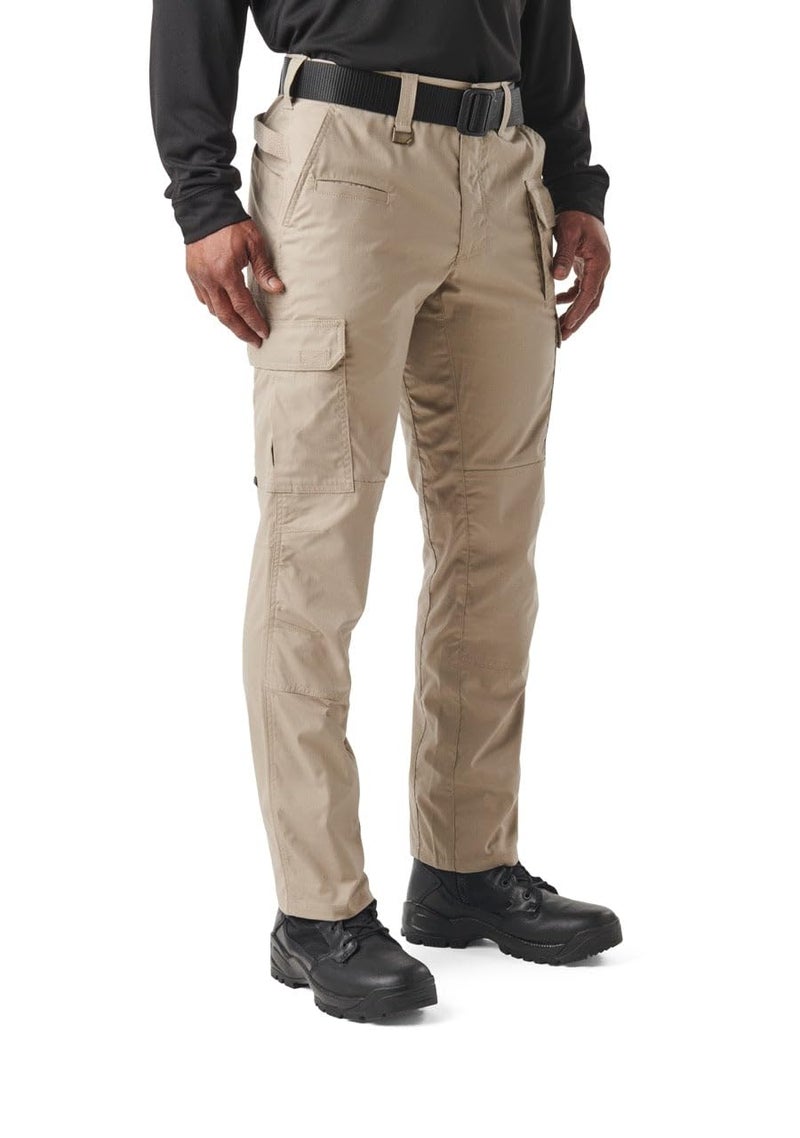 5.11 Tactical Men's ABR Pro Pants, Straight Regular Fit Cargo Pants, 9 Total Pockets, Style 74512, Khaki (ABR), 40W x 32L - Image 5