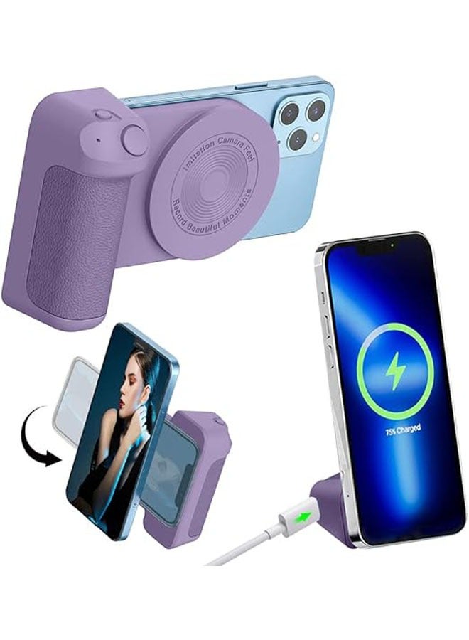 general Bluetooth camera assist, camera handle, magnetic photo holder, handheld anti-shake, magsafe wireless charging - Image 1