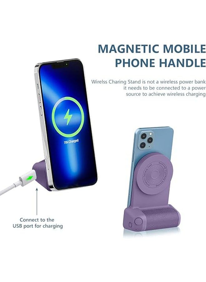 general Bluetooth camera assist, camera handle, magnetic photo holder, handheld anti-shake, magsafe wireless charging - Image 2