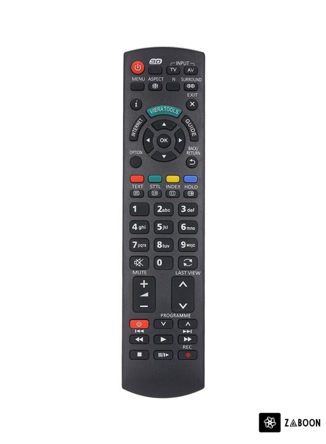 Zaboon IR Wireless LCD LED TV Remote Control For Panasonic Black