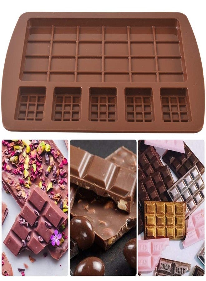 Newk Silicone Break Apart Chocolate Molds, Candy and Energy Bar Silicone Molds, Pack of 6 - Image 3