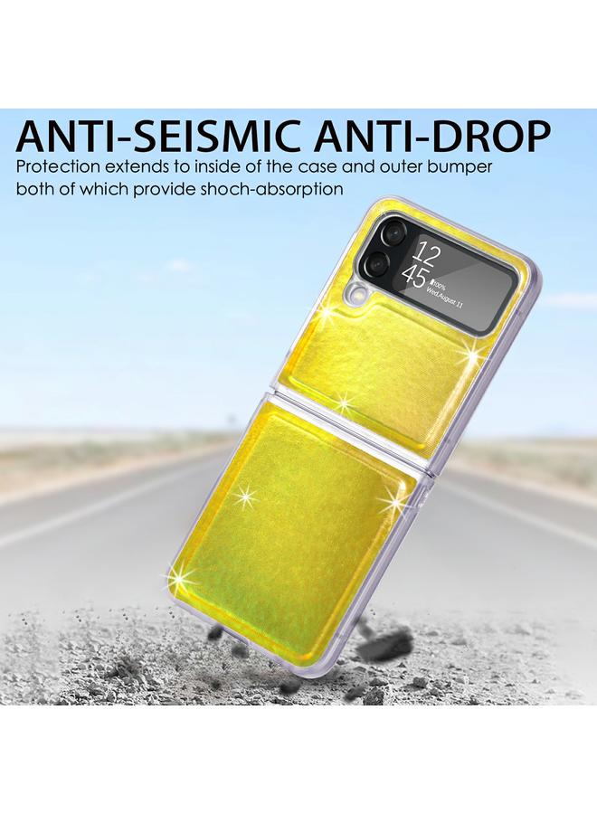 S-TOP Case For Samsung Galaxy Z Flip4 Laser Skin PC Phone Case - Image 4