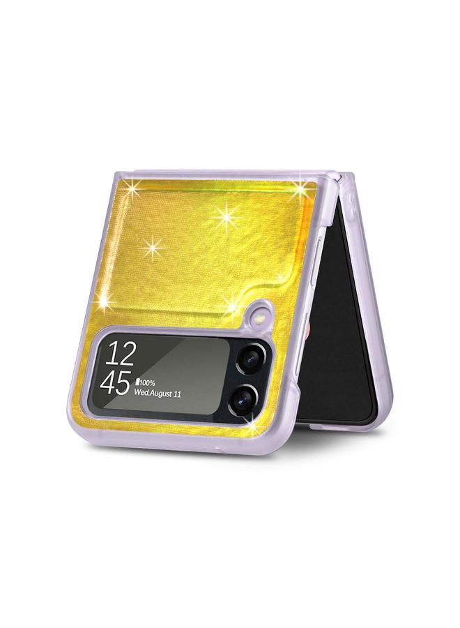 S-TOP Case For Samsung Galaxy Z Flip4 Laser Skin PC Phone Case - Image 3