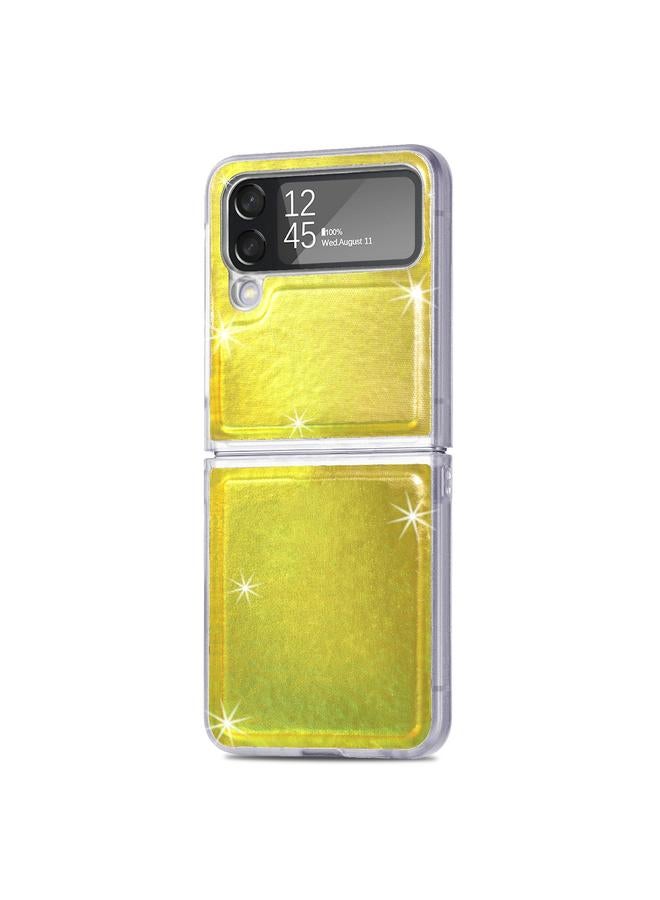 S-TOP Case For Samsung Galaxy Z Flip4 Laser Skin PC Phone Case - Image 1