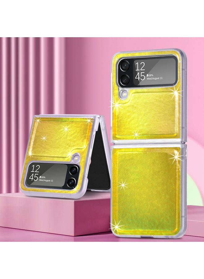 S-TOP Case For Samsung Galaxy Z Flip4 Laser Skin PC Phone Case - Image 5