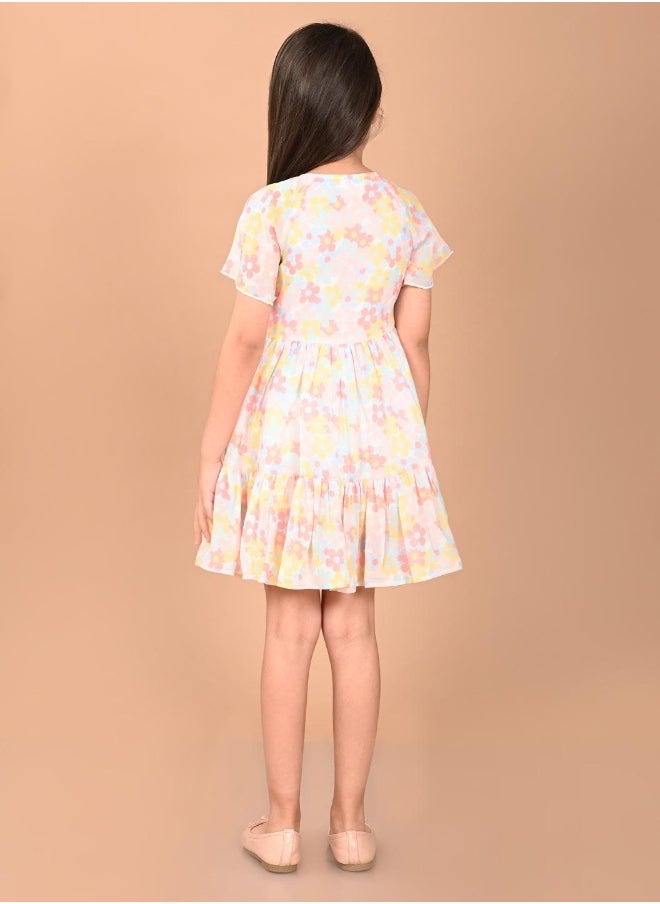 LILPICKS Printed Fit n Flare Dress  - Image 4