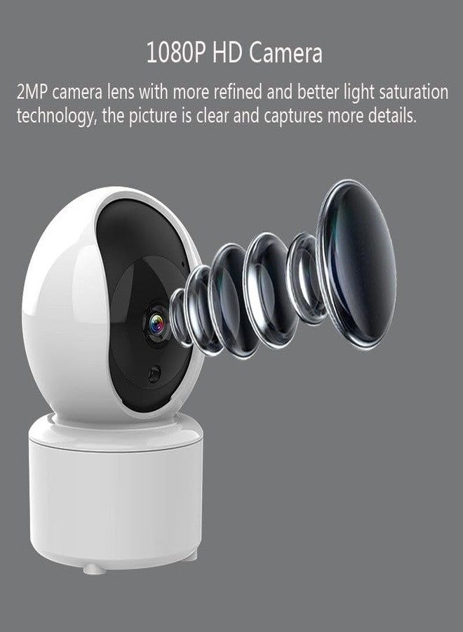 smars 3MP Full HD Smart Wi-fi CCTV Home Security Camera | 360° with Pan Tilt | 2 Way Talk | Motion Alert | Night Vision | Support Upto 128 GB SD Card - Image 3