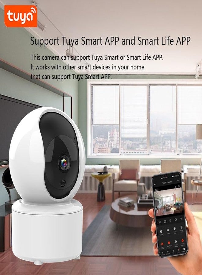 smars 3MP Full HD Smart Wi-fi CCTV Home Security Camera | 360° with Pan Tilt | 2 Way Talk | Motion Alert | Night Vision | Support Upto 128 GB SD Card - Image 4