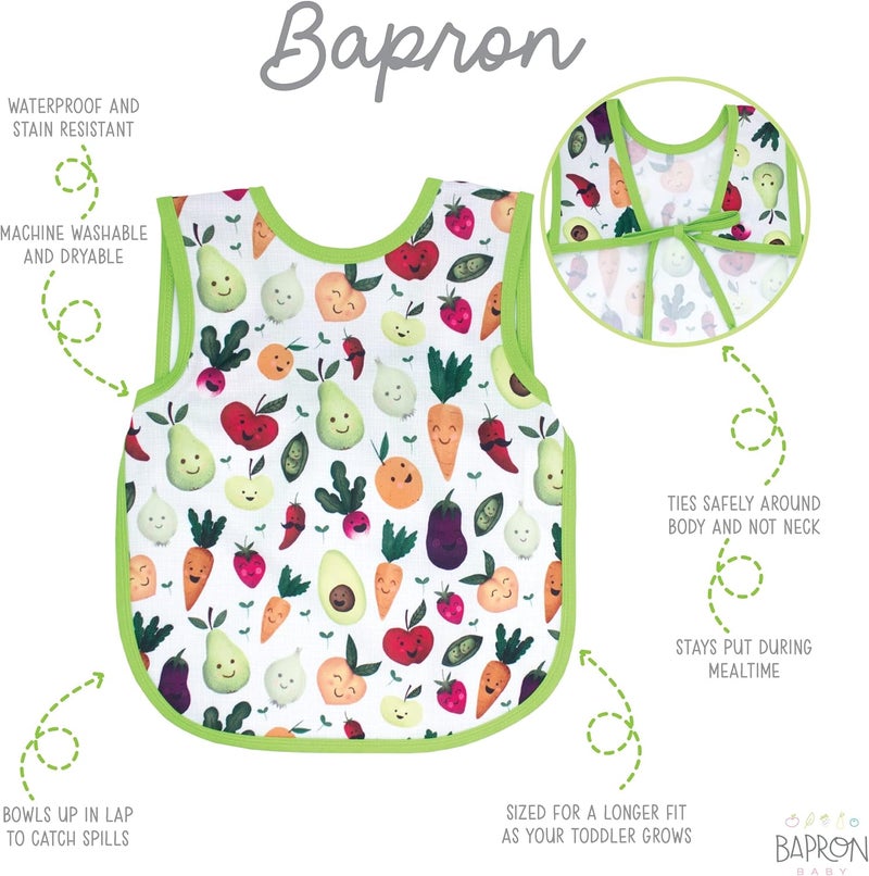 BapronBaby Market Fresh Bapron - Waterproof Bib for Toddlers - Image 2