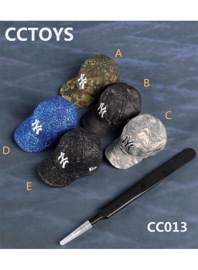 Spot CCTOYS 1/6 Female Soldier Hat CC013 Trend Leisure Sports Cold Cap Cap Baseball Cap-Color:CC013B Camouflage - Image 2