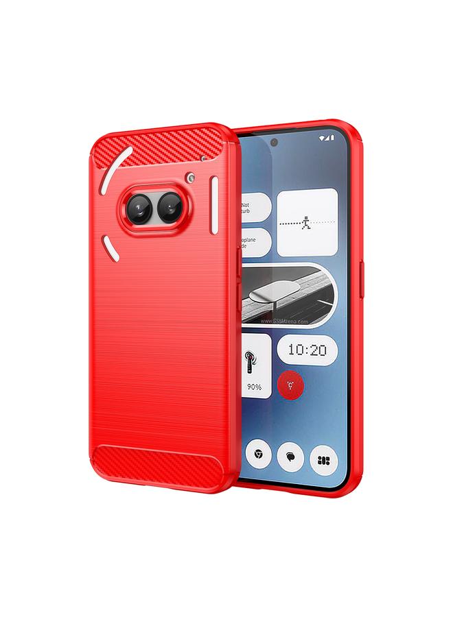 اس-توب جراب هاتف Case For Nothing Phone 2a مصنوع من ألياف الكربون المصقولة والمصنوعة من مادة TPU - Image 1