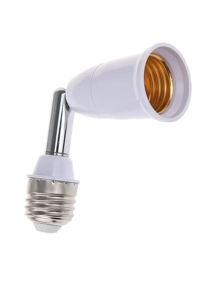 2pcs E27 to E27 180 Degree Rotatable LED Bulb Extension Lamp Holder Socket - Image 4