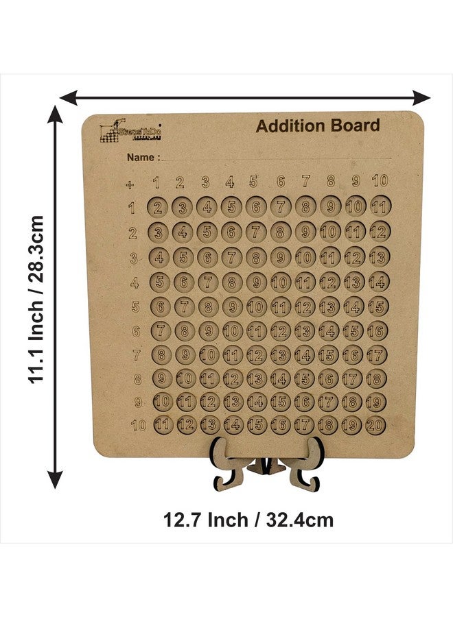 StepsToDo Multiplication And Addition Board Game. 2-In-1 Learning Board Game. Montessori Teaching Learning Material. - Image 2