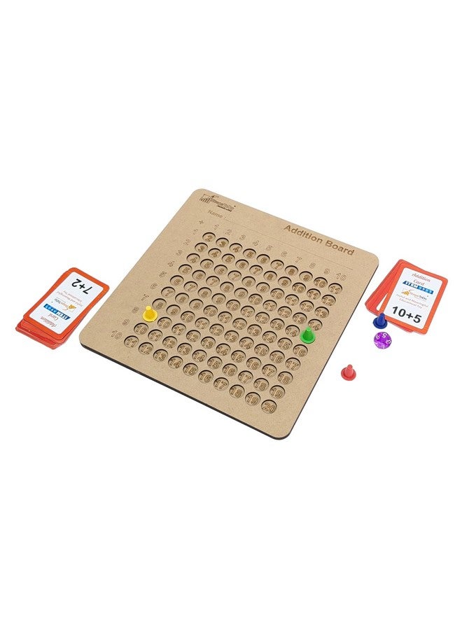 StepsToDo Multiplication And Addition Board Game. 2-In-1 Learning Board Game. Montessori Teaching Learning Material. - Image 5