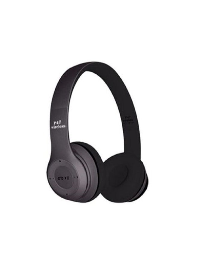 P47 Foldable Wireless Bluetooth On-Ear Headphone Headset Bluetooth 5.0,Fm Radio Aux