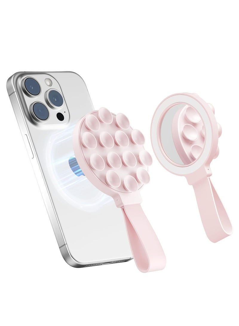 general Magnetic Suction Phone Case Mount, Silicone Suction Cup Phone Grip Holder Stand for iPhone & Android, Hands-Free Cell Phone Accessory Holder for Selfies & Tiktok Videos - Image 1