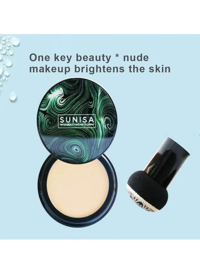 SUNISA SUNISA BB and CC Cream Natural Foundation With Air Cushion 20g Natural Finish  - Image 2