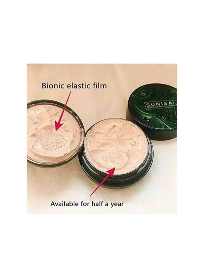 SUNISA SUNISA BB and CC Cream Natural Foundation With Air Cushion 20g Natural Finish  - Image 5