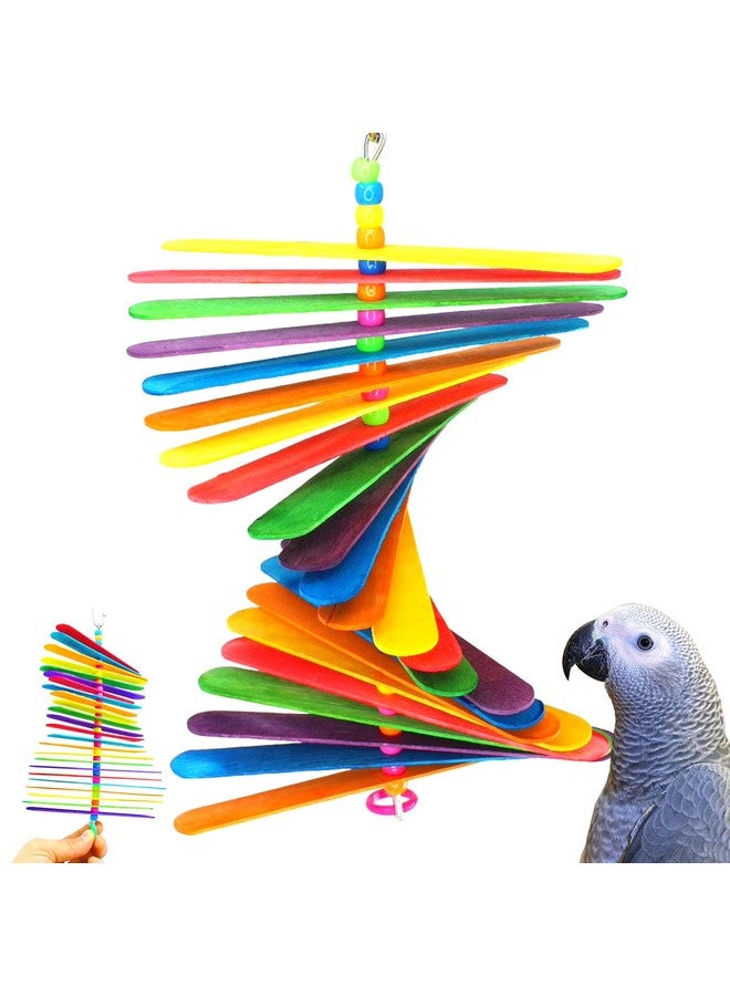 Bonka Bird Toys Bonka Bird Toys 867 Big Stick 9.50" x 6", Medium Parrot Chew Cage Toy, Conure, Quaker, Pionus, and Similar - Image 1