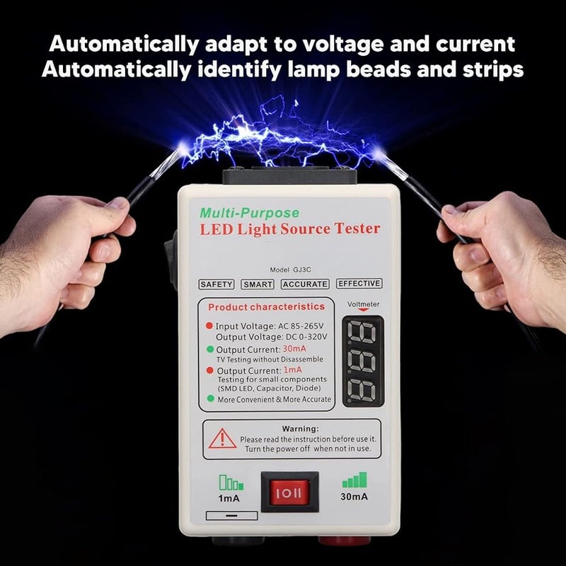 Fafeicy LED TV Backlight Tester with AC Switch for Lamp Bead and Constant Current Driver Board US Plug - Image 4