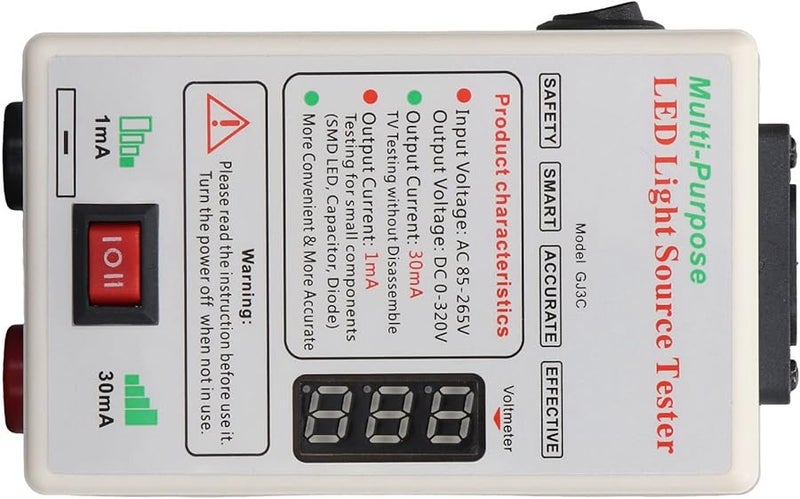 Fafeicy LED TV Backlight Tester with AC Switch for Lamp Bead and Constant Current Driver Board US Plug - Image 3