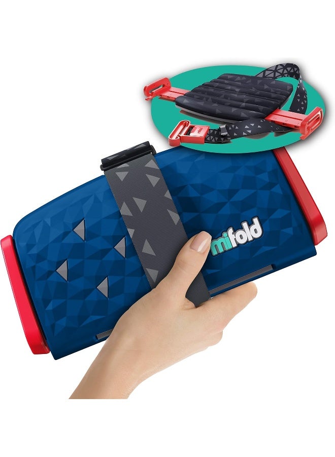 mifold New  Comfort Grab-and-go Car Booster Seat- 3X Thicker Cushion! Compact and Portable for Every Day, Carpooling, Travel, etc. - Image 1