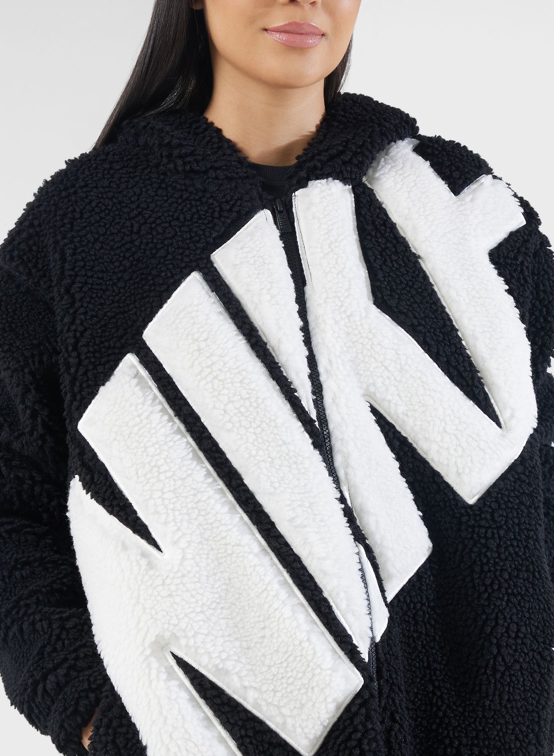 nike sportswear swoosh reversible sherpa jacket