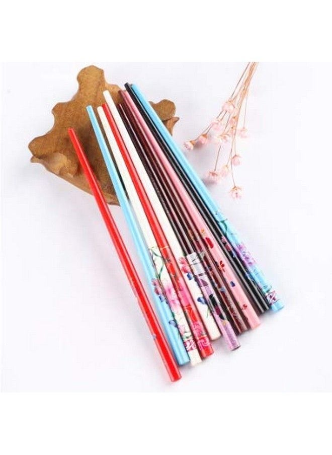 Salvus App SOLUTIONS - Lovely Wooden Handmade Multicolor Hair Pin/Bun Sticks For Women & Girls Set Of 2 - Image 1