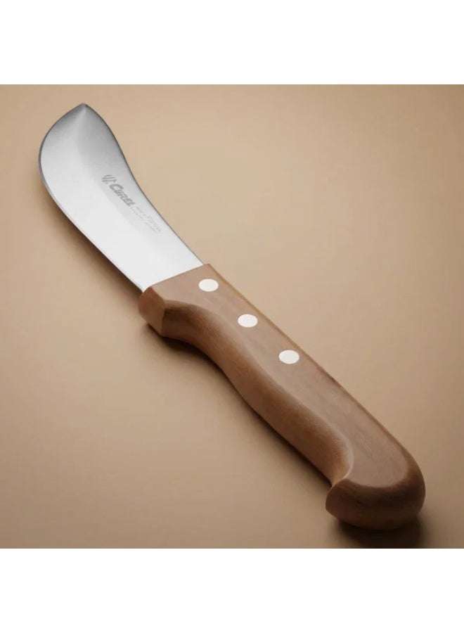 Curel Steel Knife, 12 cm - Wooden - Image 1
