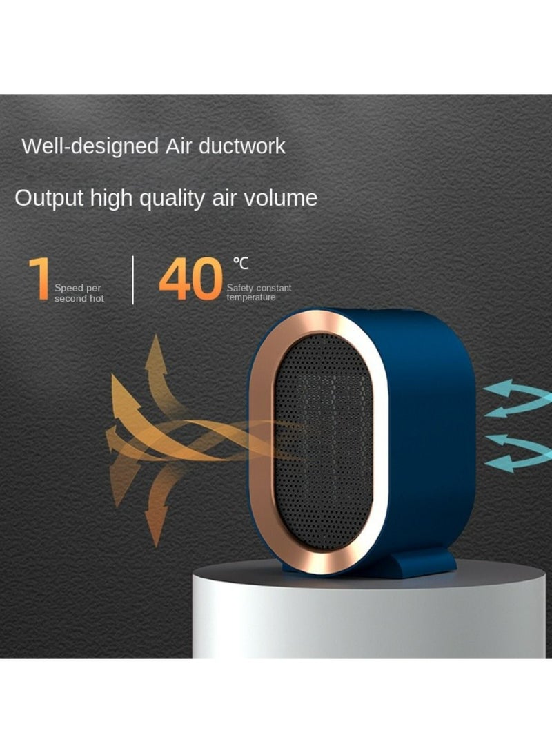 NUMPIG Electric Fan Heater Mini Desktop Heater Portable PTC Ceramic Heating Winter - Image 3