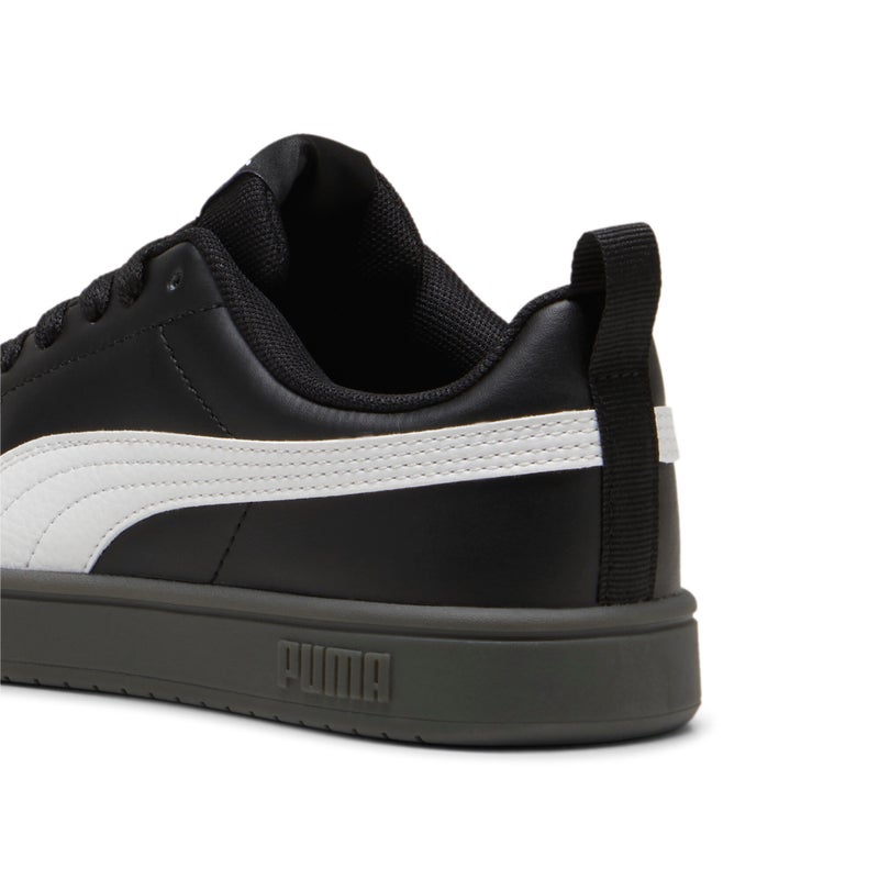 PUMA Rickie Kids Unisex Black Trainers - Image 3