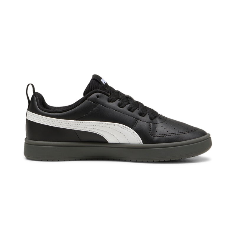 PUMA Rickie Kids Unisex Black Trainers - Image 5