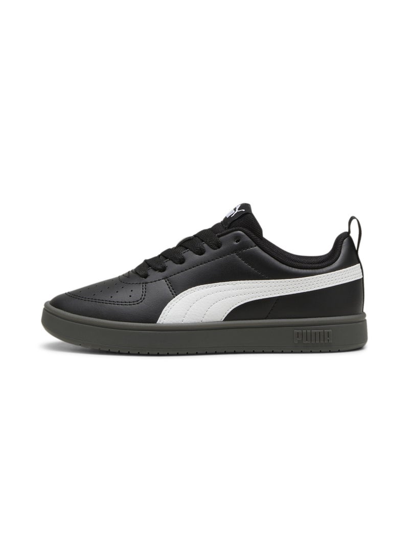 PUMA Rickie Kids Unisex Black Trainers - Image 1