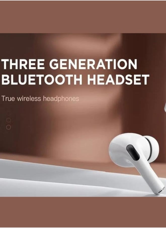 modio - Premium Deep Bass Wireless Bluetooth Headset D3 – True Wireless Stereo (TWS) Earbuds with Bluetooth 5.3, Noise Isolation, Touch Controls, Charging Case & Built-in Mic – Lightweight, Hi-Fi Audio Headphones for Android & iOS – Long Battery Life & Stable Connection - Image 1