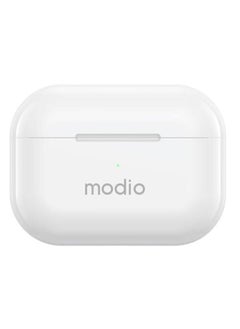 modio Premium Deep Bass Wireless Bluetooth Headset D3 – True Wireless Stereo (TWS) Earbuds with Bluetooth 5.3, Noise Isolation, Touch Controls, Charging Case & Built-in Mic – Lightweight, Hi-Fi Audio Headphones for Android & iOS – Long Battery Life & Stable Connection  - Image 2