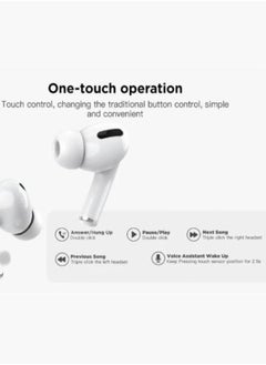 modio Premium Deep Bass Wireless Bluetooth Headset D3 – True Wireless Stereo (TWS) Earbuds with Bluetooth 5.3, Noise Isolation, Touch Controls, Charging Case & Built-in Mic – Lightweight, Hi-Fi Audio Headphones for Android & iOS – Long Battery Life & Stable Connection  - Image 5