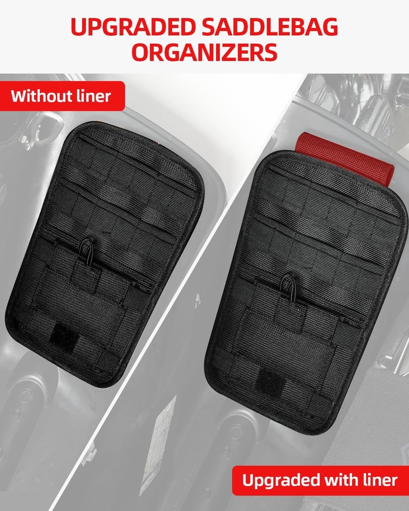 Amazicha Saddlebag Organizer for Harley Davidson - Image 5
