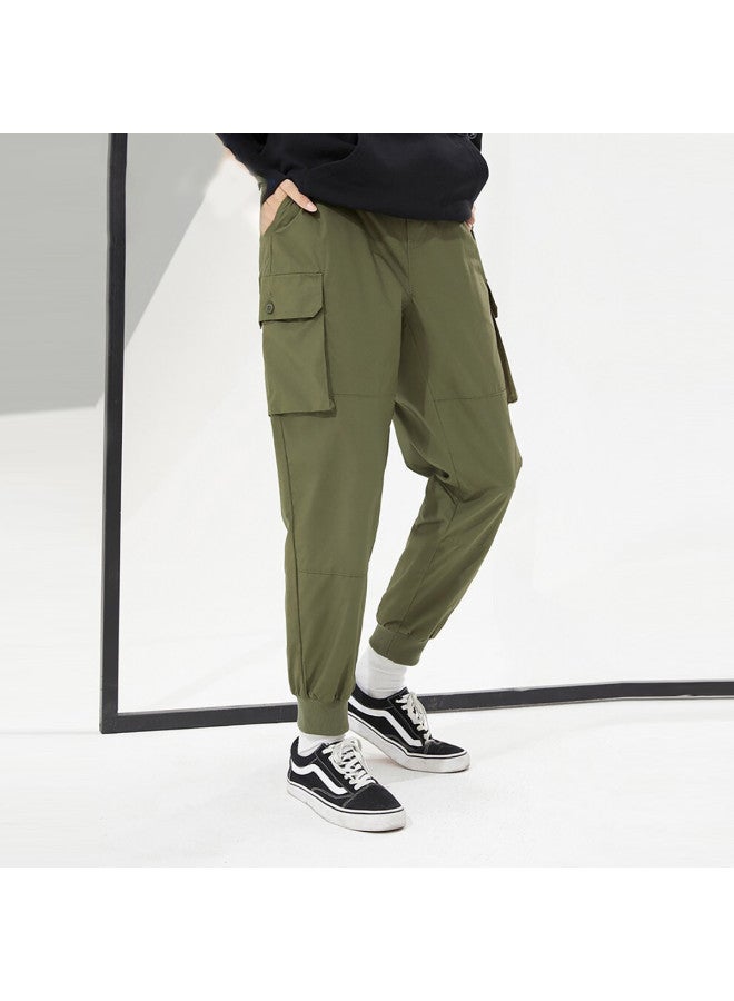 Dickies Spring Men's Casual Cargo Pants With Elastic Cuffs Dk010110 - Image 4